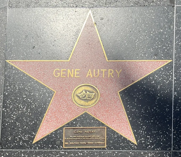 Gene Autry star (Hollywood Walk of Fame stars) July 2023.JPG